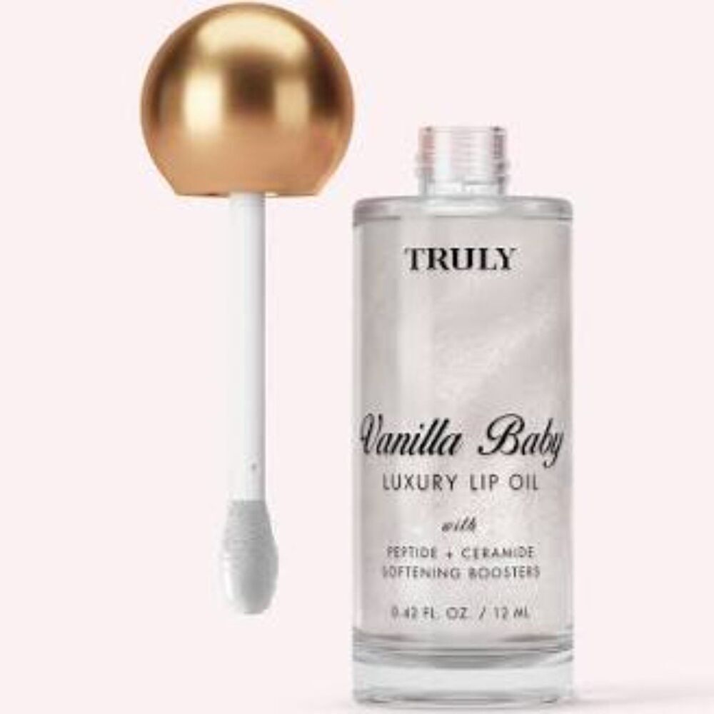 Truly Beauty Vanilla Baby Luxury Lip Oil - Peptide + Ceramide (Brand New)